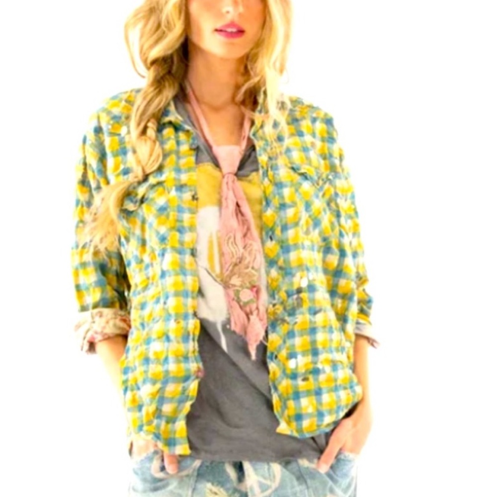 Magnolia Pearl button down blouse